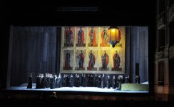 Azerbaijani First Lady views premiere opera of 'The Two Foscari' by Giuseppe Verdi  (PHOTO)